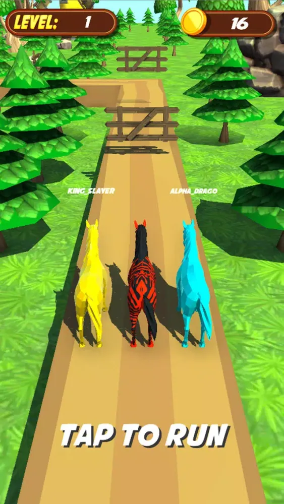 Captures d'écran de Horse Fun Race 3d
