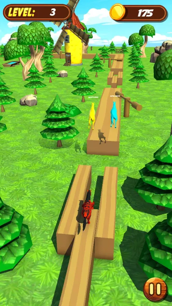 Captures d'écran de Horse Fun Race 3d