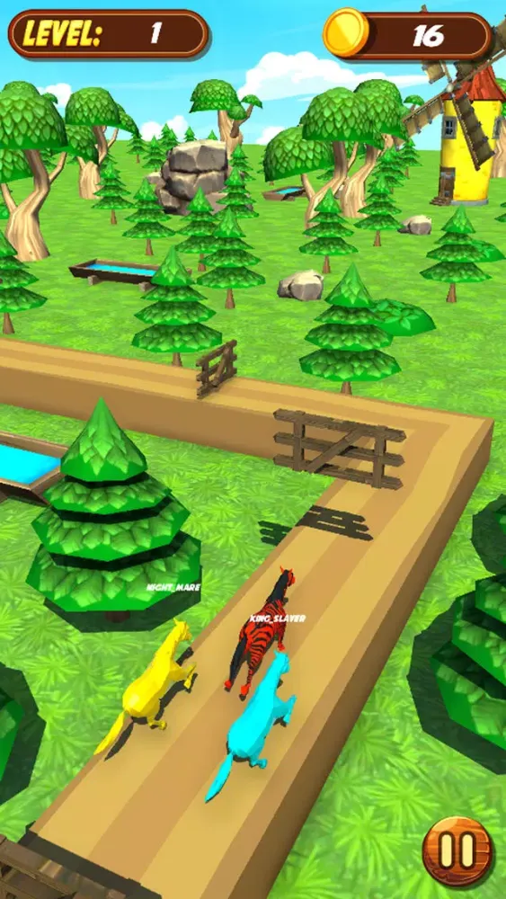 Captures d'écran de Horse Fun Race 3d