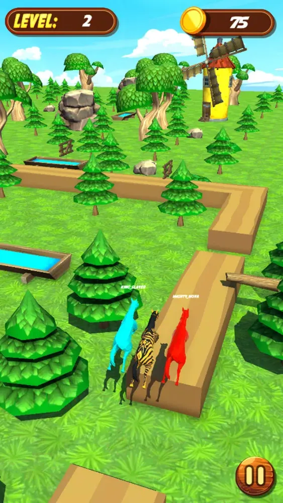 Captures d'écran de Horse Fun Race 3d