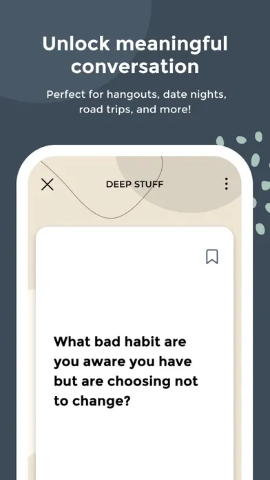 Tangkapan layar Holsom: Conversation Starters