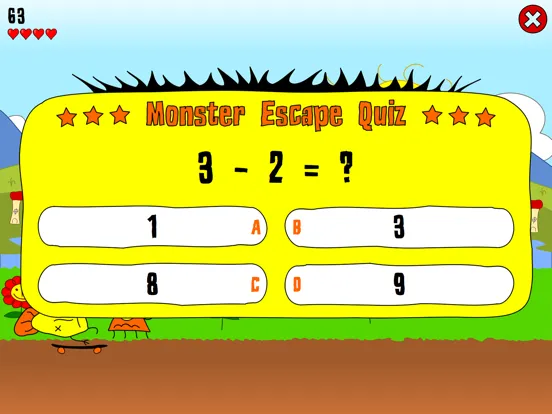 Aek vs Math Monsters for Kids iPad  سکرین شاٹس