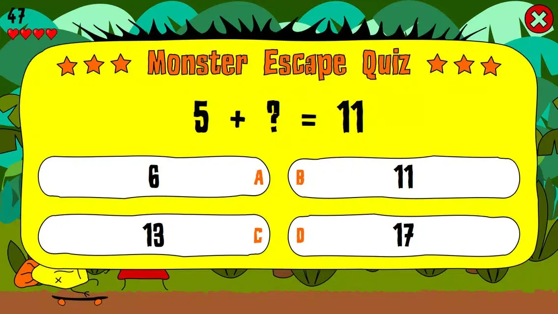 Aek in the Math Monsterland سکرین شاٹس