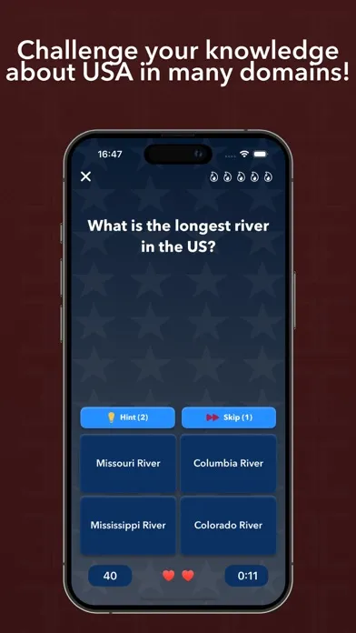 Screenshot di USA Quiz: General Knowledge
