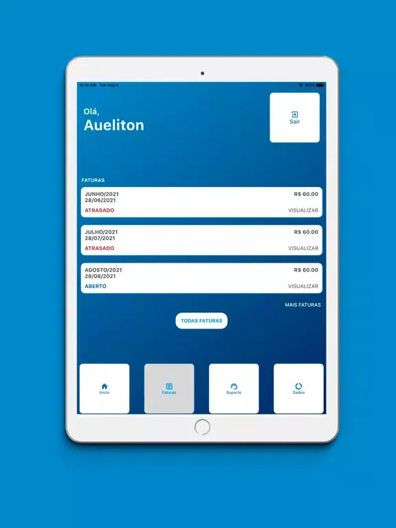 Milsystem Ouriçangas iPad  스크린샷