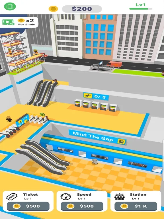 Скриншоты Idle Metro Station iPad 