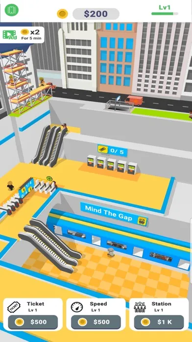Скриншоты Idle Metro Station