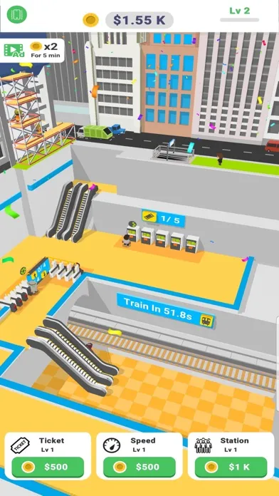 Скриншоты Idle Metro Station