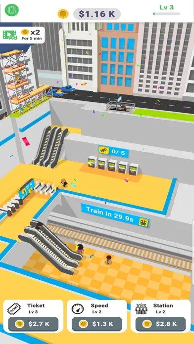 Скриншоты Idle Metro Station
