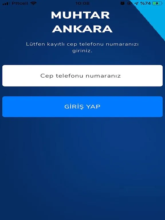 Muhtar Ankara iPad 應用截圖
