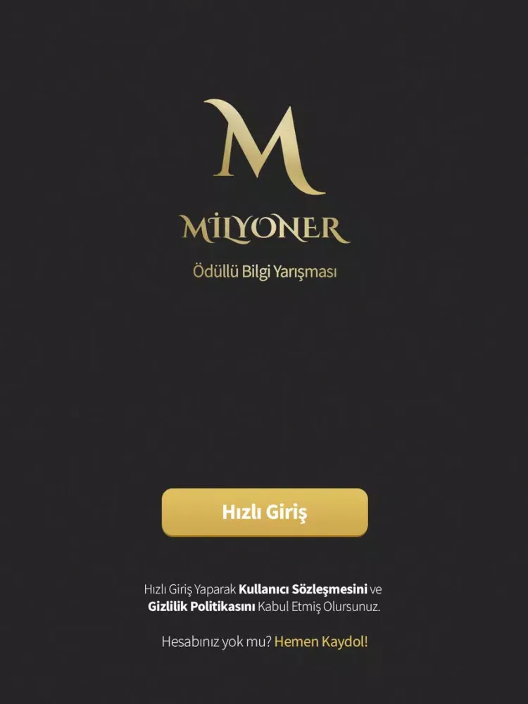 Milyoner Ödüllü Yarışma iPad  سکرین شاٹس