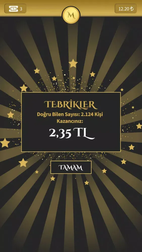 Milyoner Ödüllü Yarışma سکرین شاٹس