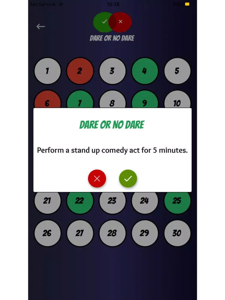 Dare Or No Dare iPad  スクリーンショット
