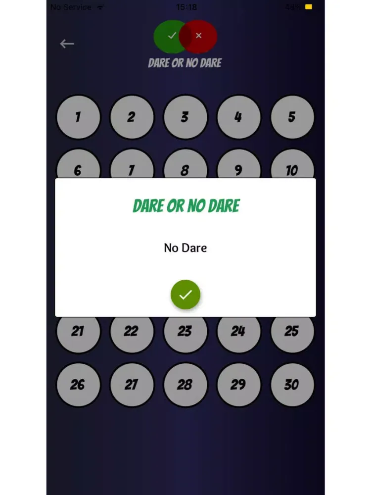 Dare Or No Dare iPad  スクリーンショット