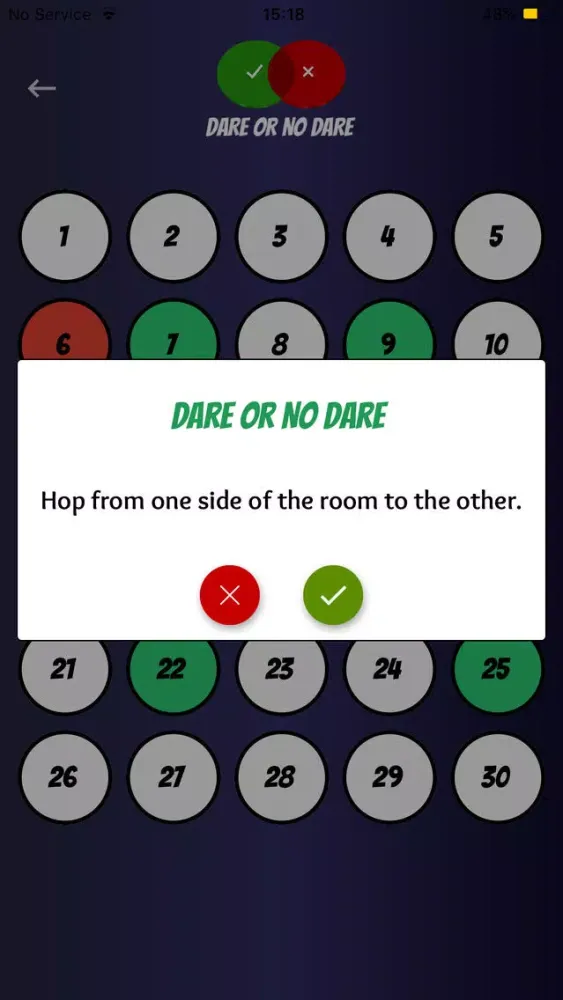 Dare Or No Dare スクリーンショット