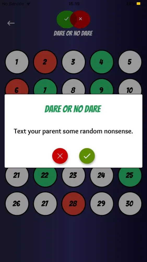 Dare Or No Dare スクリーンショット