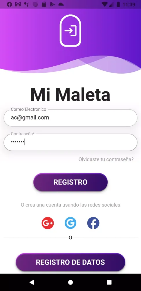 Capturas de pantalla de Mi Maleta