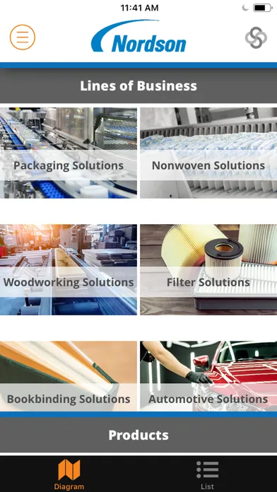 Скриншоты Nordson Adhesives