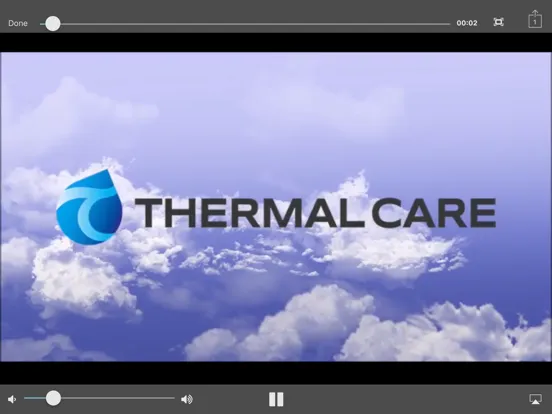 Capturas de pantalla de Thermal Care iPad 