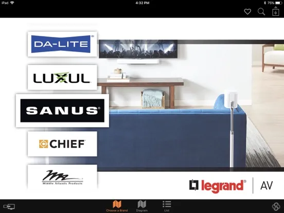 Legrand Resi Sales Sync iPad  স্ক্রিনশট