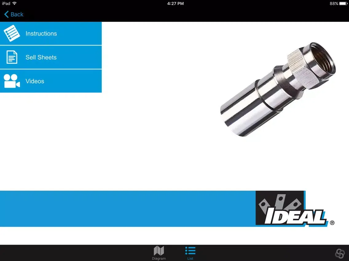 Ideal Industries iPad 应用截图