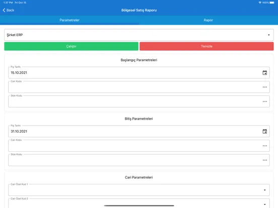 MBT İş Zekası iPad 스크린샷