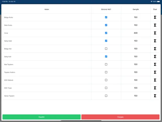 MBT İş Zekası iPad 스크린샷