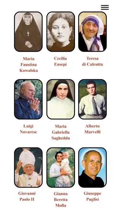 Tangkapan layar Preghiere dei santi