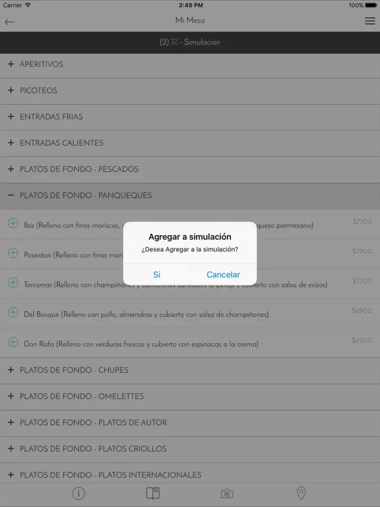 تصاویر MiMesa App iPad 
