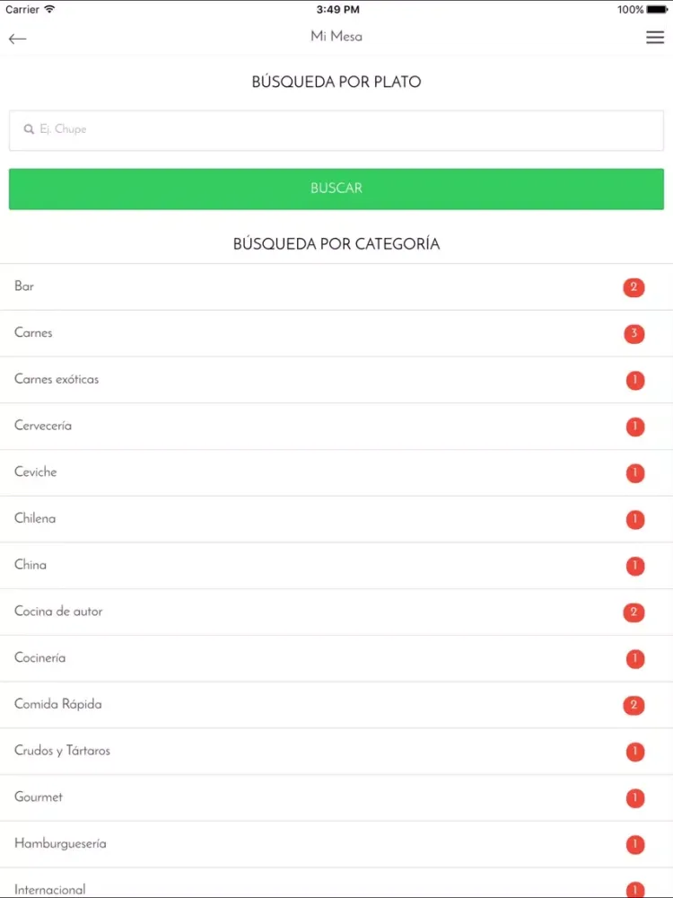 تصاویر MiMesa App iPad 