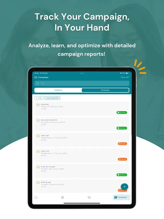 Ảnh chụp màn hình của Mimin Campaign iPad 