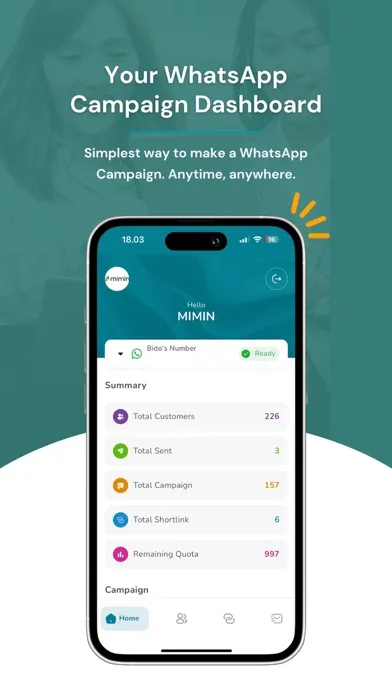 Ảnh chụp màn hình của Mimin Campaign