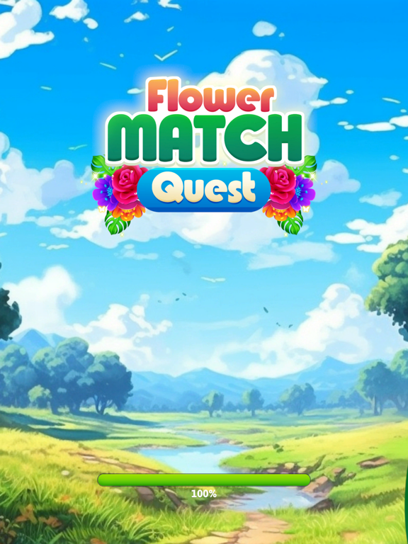 ภาพหน้าจอของ Flower Match Quest iPad 