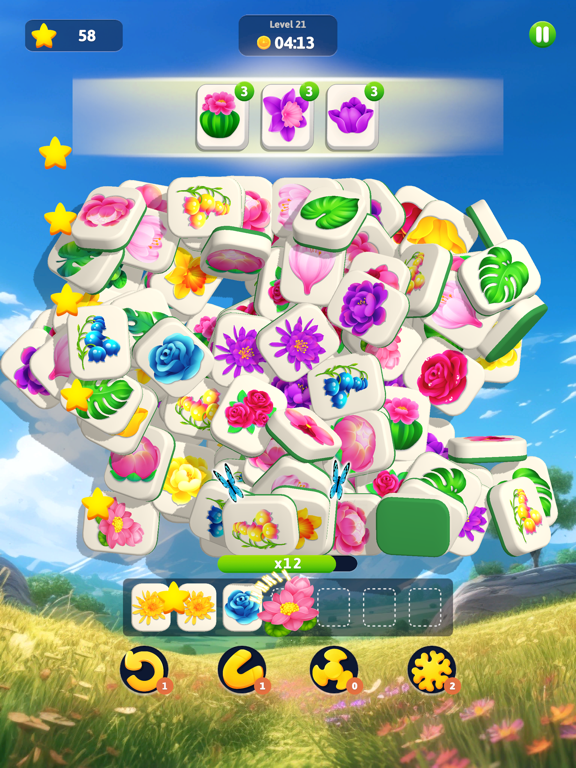 ภาพหน้าจอของ Flower Match Quest iPad 