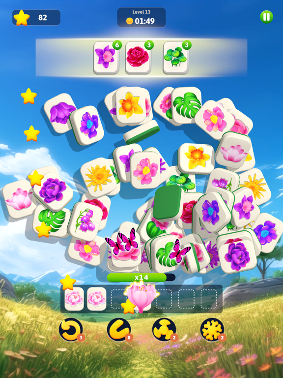 ภาพหน้าจอของ Flower Match Quest iPad 