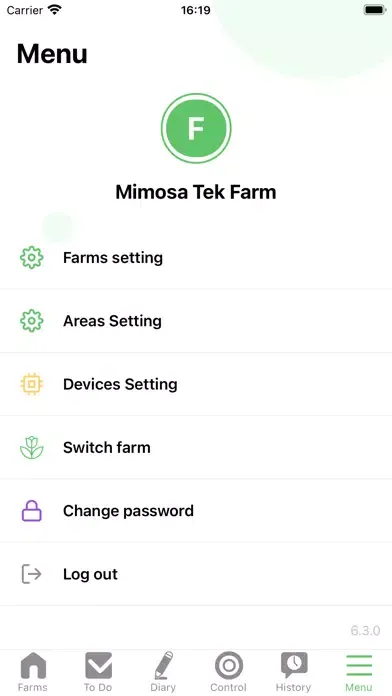 Tangkapan skrin MimosaTEK