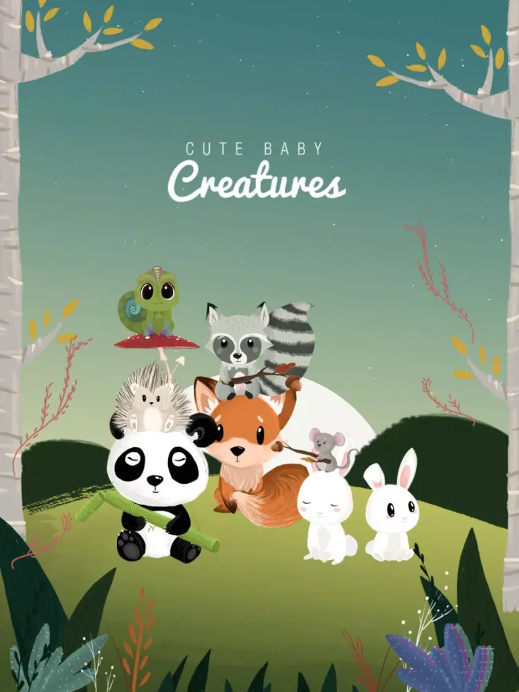 Capturas de pantalla de Cute Baby Creatures iPad 
