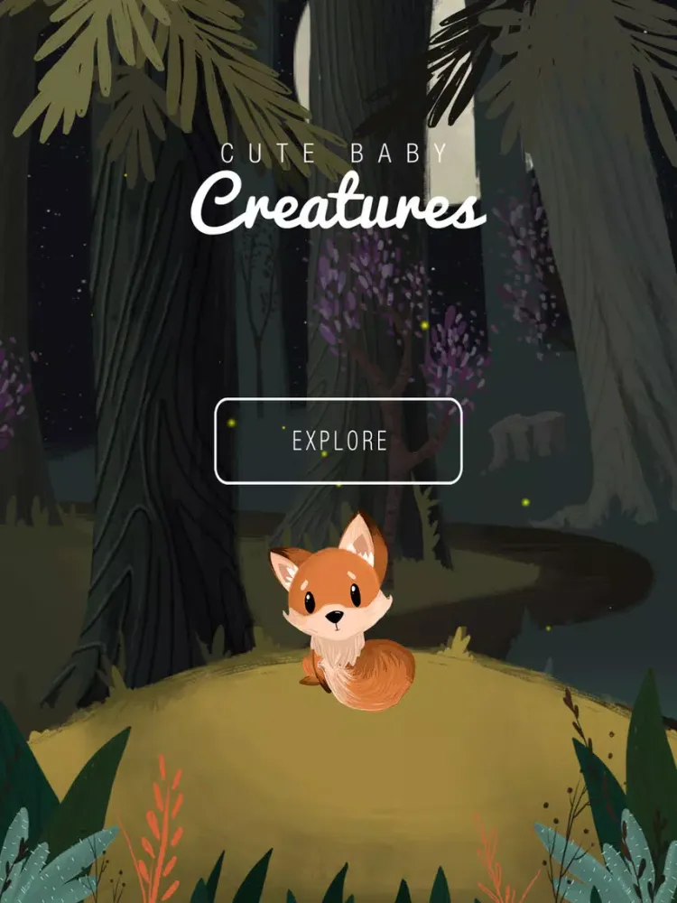 Capturas de pantalla de Cute Baby Creatures iPad 