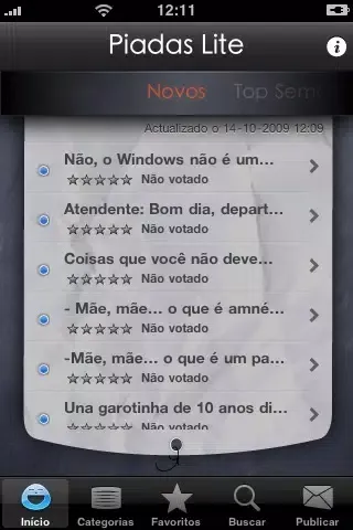 Capturas de pantalla de Piadas Lite