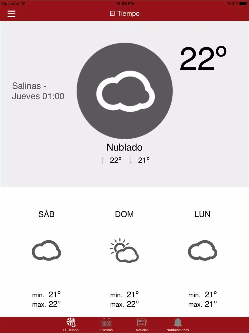 Salinas Municipio App iPad  स्क्रीनशॉट