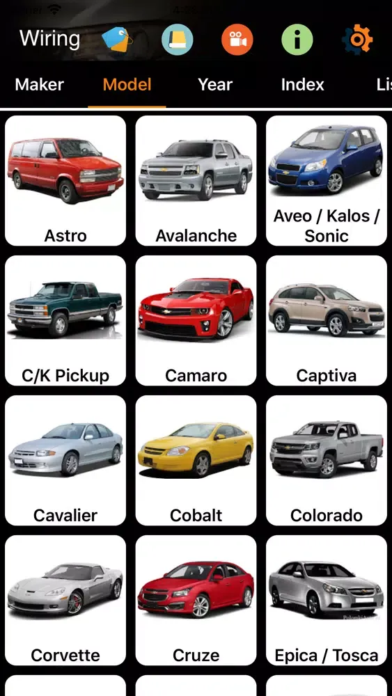 Ảnh chụp màn hình của Carmin Pro