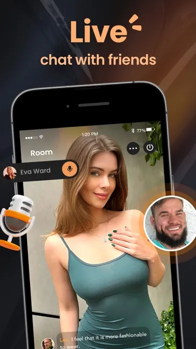 Capturas de pantalla de Mina: Live Chat, Share Moments