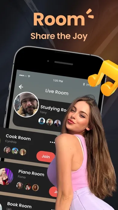 Capturas de pantalla de Mina: Live Chat, Share Moments
