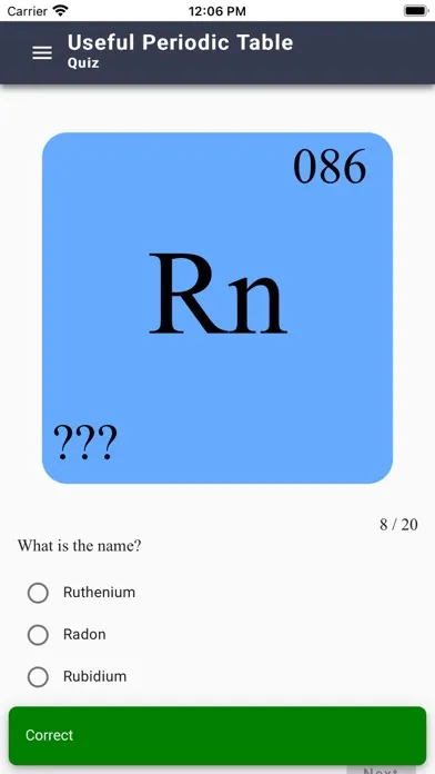 Useful Periodic Table Ekran Görüntüleri