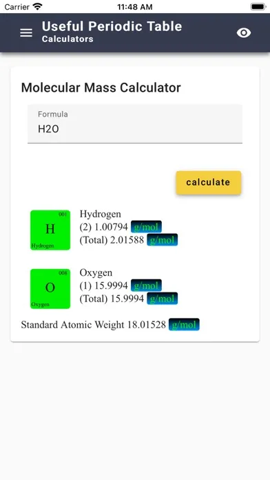Useful Periodic Table Ekran Görüntüleri