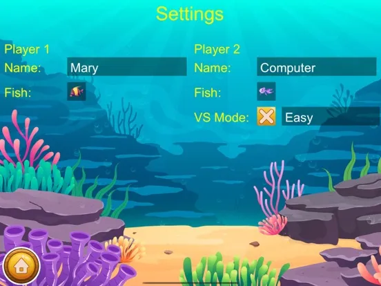 ภาพหน้าจอของ Tic-Tac-Fishies iPad 