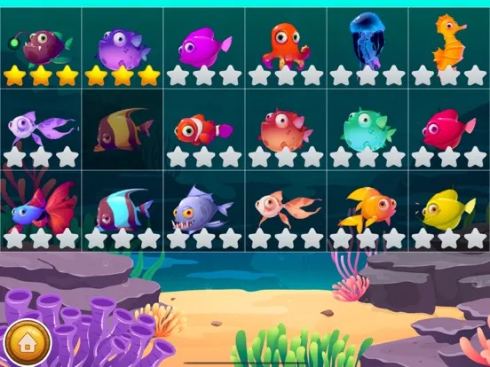 ภาพหน้าจอของ Tic-Tac-Fishies iPad 