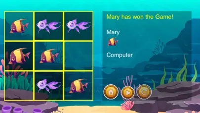 ภาพหน้าจอของ Tic-Tac-Fishies