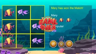 ภาพหน้าจอของ Tic-Tac-Fishies