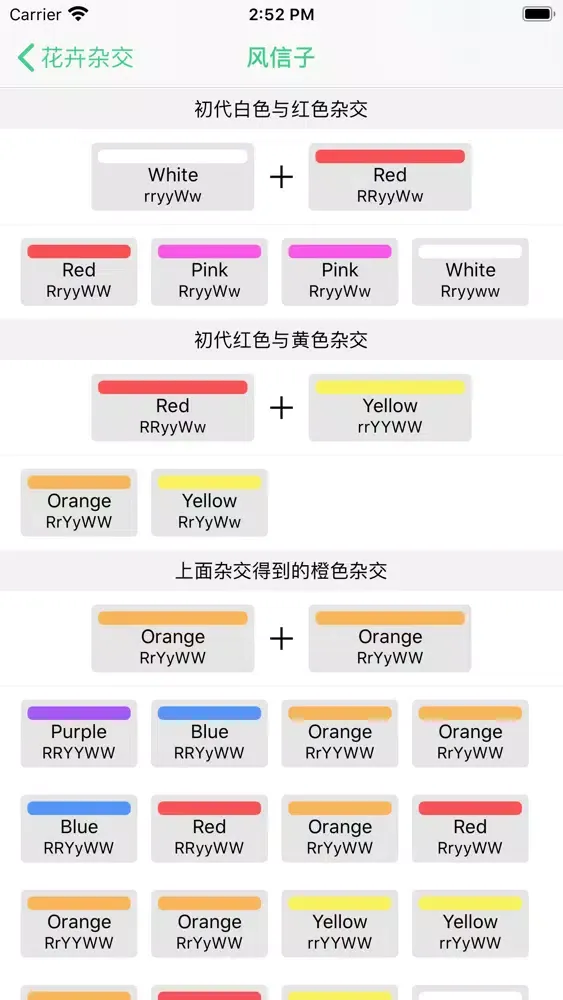 登岛-花卉杂交基因图应用截图
